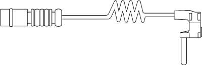 BSF 09025 - Senzor de avertizare,uzura placute de frana aaoparts.ro