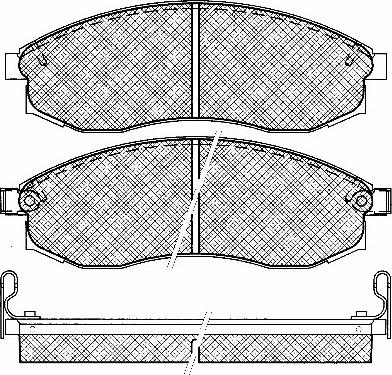 BSF 10956 - Set placute frana,frana disc aaoparts.ro