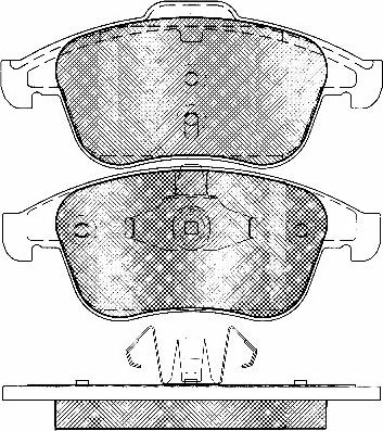 J&S Automotive VBP3418 - Set placute frana,frana disc aaoparts.ro