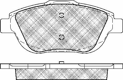 BSF 10966 - Set placute frana,frana disc aaoparts.ro