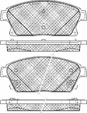 BSF 10960 - Set placute frana,frana disc aaoparts.ro