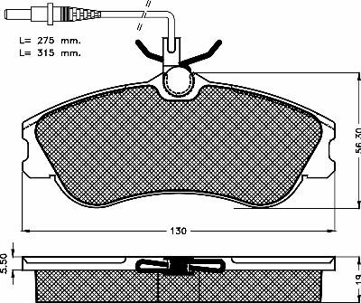 BSF 10426 - Set placute frana,frana disc aaoparts.ro