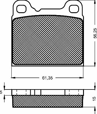 BSF 10479 - Set placute frana,frana disc aaoparts.ro