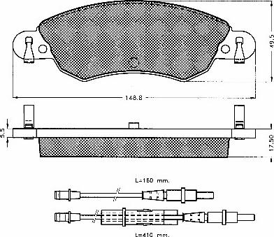 FMSI-VERBAND 9580D2348 - Set placute frana,frana disc aaoparts.ro