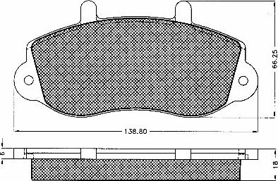 BSF 10619 - Set placute frana,frana disc aaoparts.ro