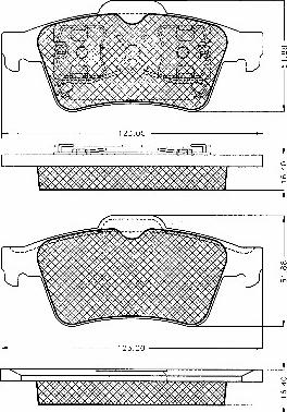 BSF 10635 - Set placute frana,frana disc aaoparts.ro
