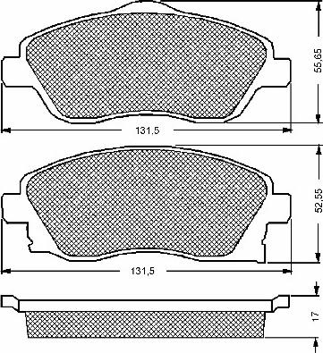 BSF 10674 - Set placute frana,frana disc aaoparts.ro