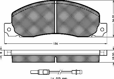 BSF 10195 - Set placute frana,frana disc aaoparts.ro