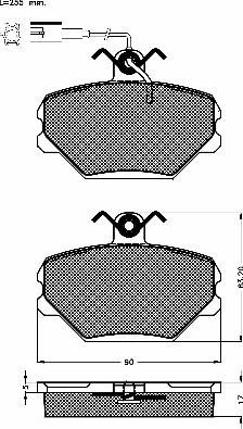 BSF 10162 - Set placute frana,frana disc aaoparts.ro