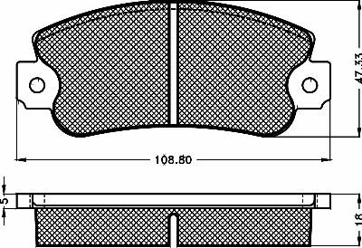 BSF 10326 - Set placute frana,frana disc aaoparts.ro