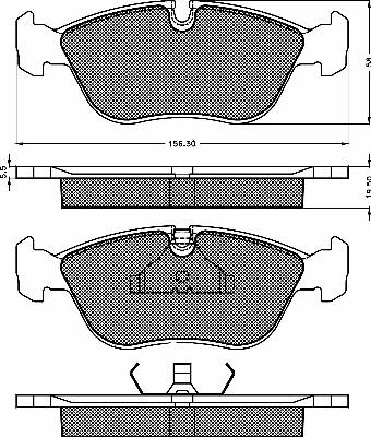 BSF 10376 - Set placute frana,frana disc aaoparts.ro