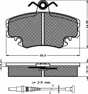 BSF 10248 - Set placute frana,frana disc aaoparts.ro