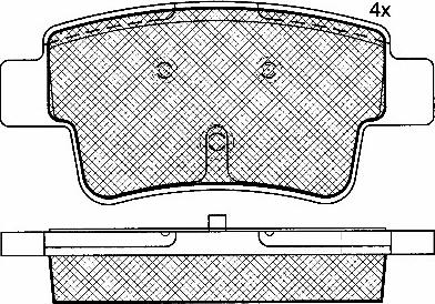 Holden 1605356 - Set placute frana,frana disc aaoparts.ro