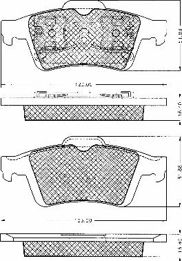 Holden 93 172 190 - Set placute frana,frana disc aaoparts.ro