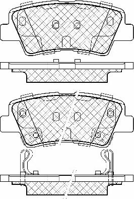 CHANGAN S101063-0401 - Set placute frana,frana disc aaoparts.ro