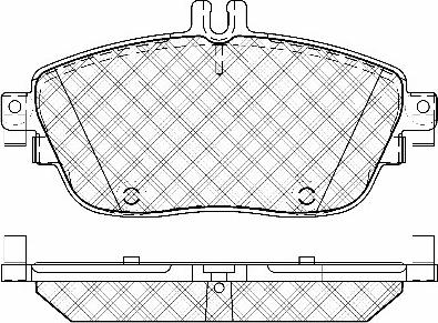 Mercedes-Benz 0004209104 - Set placute frana,frana disc aaoparts.ro