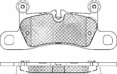 BSF 20005 - Set placute frana,frana disc aaoparts.ro