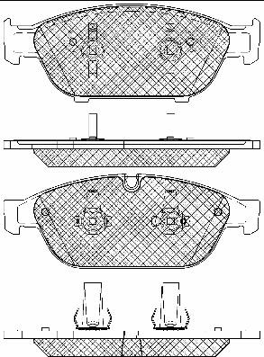 BSF 20006 - Set placute frana,frana disc aaoparts.ro