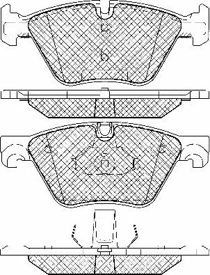 BMW (BRILLIANCE) 6 775 310 - Set placute frana,frana disc aaoparts.ro