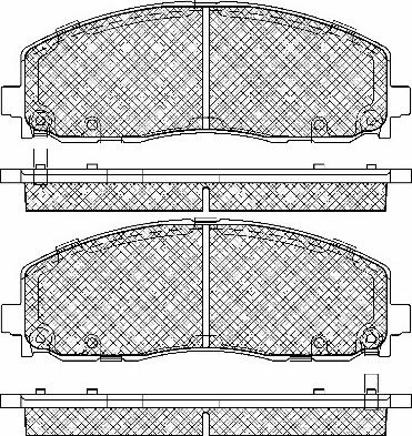 Jeep 68409860AC - Set placute frana,frana disc aaoparts.ro