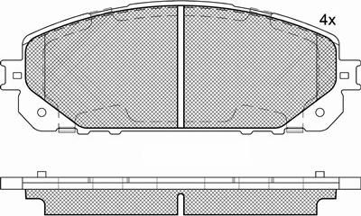 Jeep 68523461AA - Set placute frana,frana disc aaoparts.ro