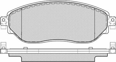 RENAULT 41 06 072 29R - Set placute frana,frana disc aaoparts.ro