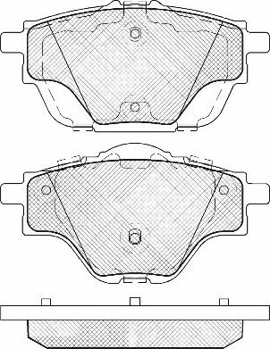 PEUGEOT (DF-PSA) 1678168080 - Set placute frana,frana disc aaoparts.ro