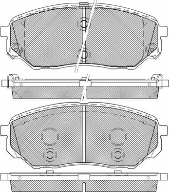 GMC 2237801 - Set placute frana,frana disc aaoparts.ro