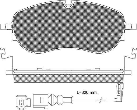 BSF 20311 - Set placute frana,frana disc aaoparts.ro