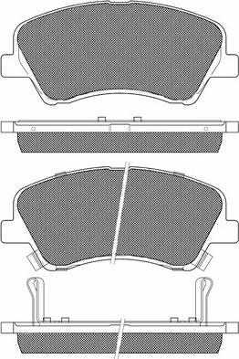 BSF 20331 - Set placute frana,frana disc aaoparts.ro
