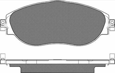 BSF 20258 - Set placute frana,frana disc aaoparts.ro