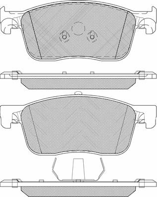 Valeo 302480 - Set placute frana,frana disc aaoparts.ro