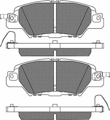 BSF 20212 - Set placute frana,frana disc aaoparts.ro