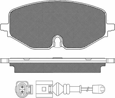 BSF 20283 - Set placute frana,frana disc aaoparts.ro