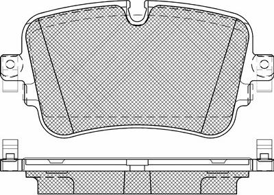 VW 4M0698451BN - Set placute frana,frana disc aaoparts.ro