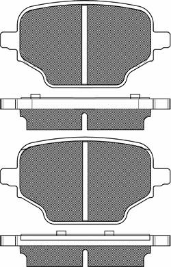 BSF 20279 - Set placute frana,frana disc aaoparts.ro