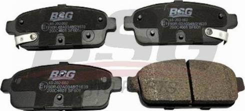 BSG BSG 65-202-002 - Set placute frana,frana disc aaoparts.ro