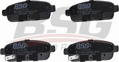 BSG BSG 16-202-016 - Set placute frana,frana disc aaoparts.ro