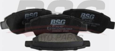 BSG BSG 85-202-007 - Set placute frana,frana disc aaoparts.ro
