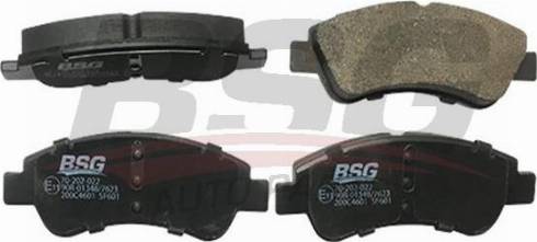 BSG BSG 70-202-022 - Set placute frana,frana disc aaoparts.ro