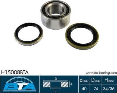 BTA H15008BTA - Set rulment roata aaoparts.ro