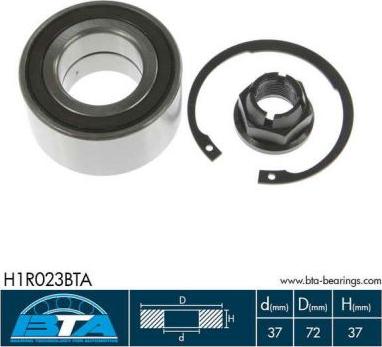 BTA H1R023BTA - Set rulment roata aaoparts.ro