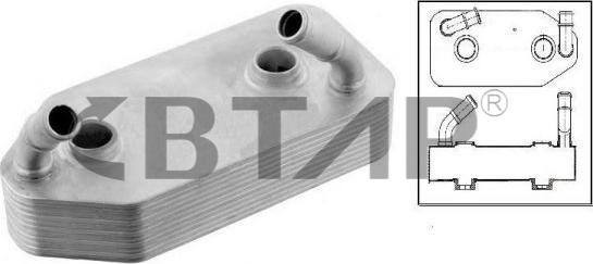 BTAP BVE105-008 - Radiator ulei, ulei motor aaoparts.ro