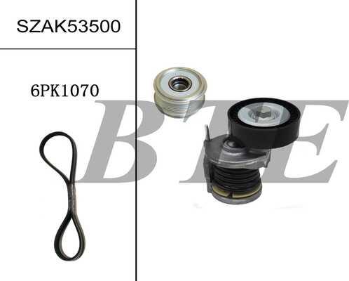 BTE SZAK53500 - Set curea transmisie cu caneluri aaoparts.ro