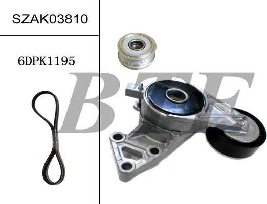 BTE SZAK03810 - Set curea transmisie cu caneluri aaoparts.ro