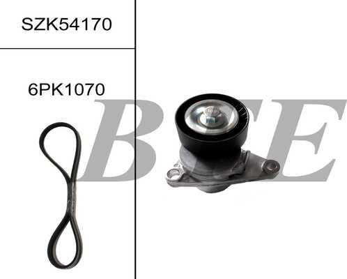 BTE SZK54170 - Set curea transmisie cu caneluri aaoparts.ro