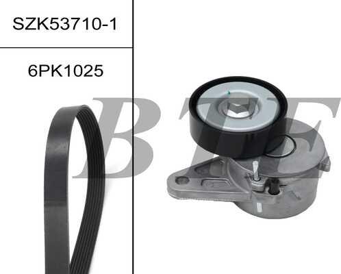 BTE SZK53710-1 - Set curea transmisie cu caneluri aaoparts.ro