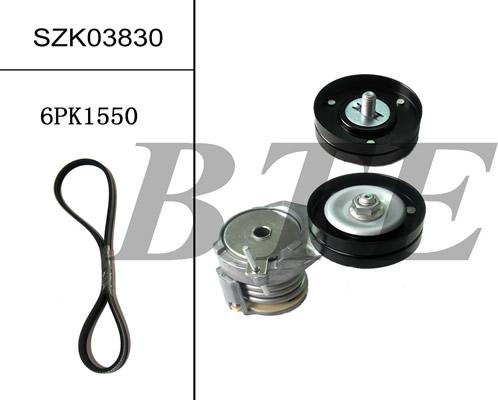 BTE SZK03830 - Set curea transmisie cu caneluri aaoparts.ro