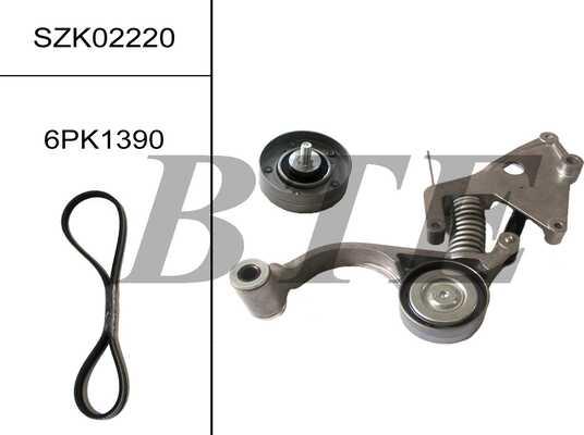 BTE SZK02220 - Set curea transmisie cu caneluri aaoparts.ro