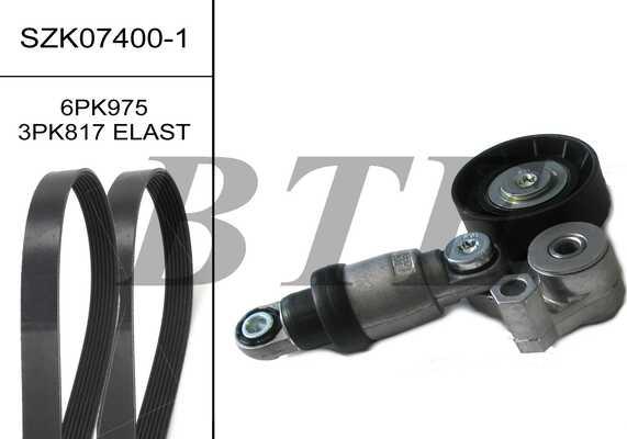 BTE SZK07400-1 - Set curea transmisie cu caneluri aaoparts.ro